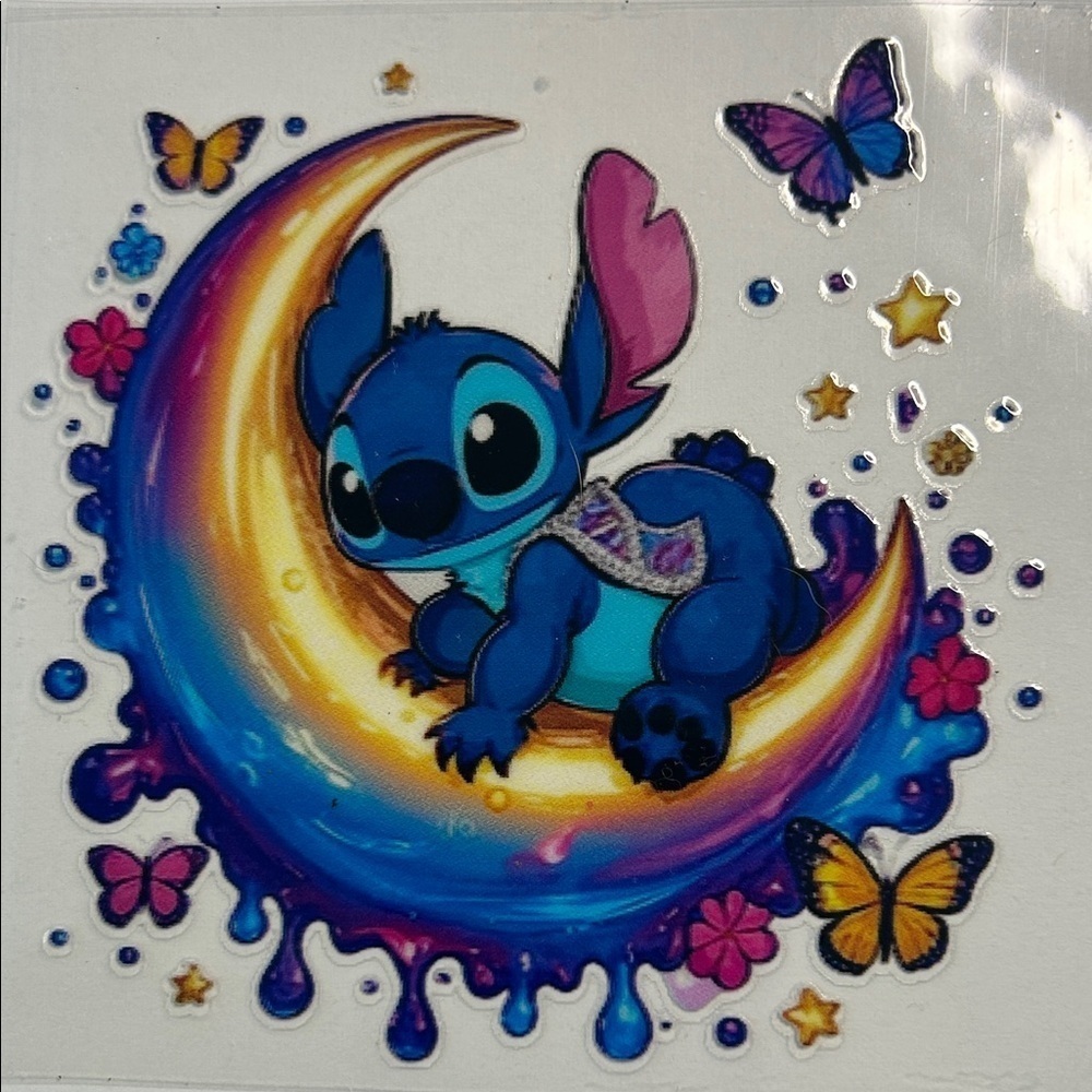Stitch Butterfly 2 Cup Decal D3